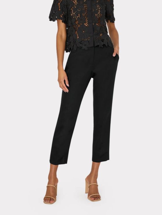 NICOLA CADY PANTS, Color: BLACK, SIZE: 0