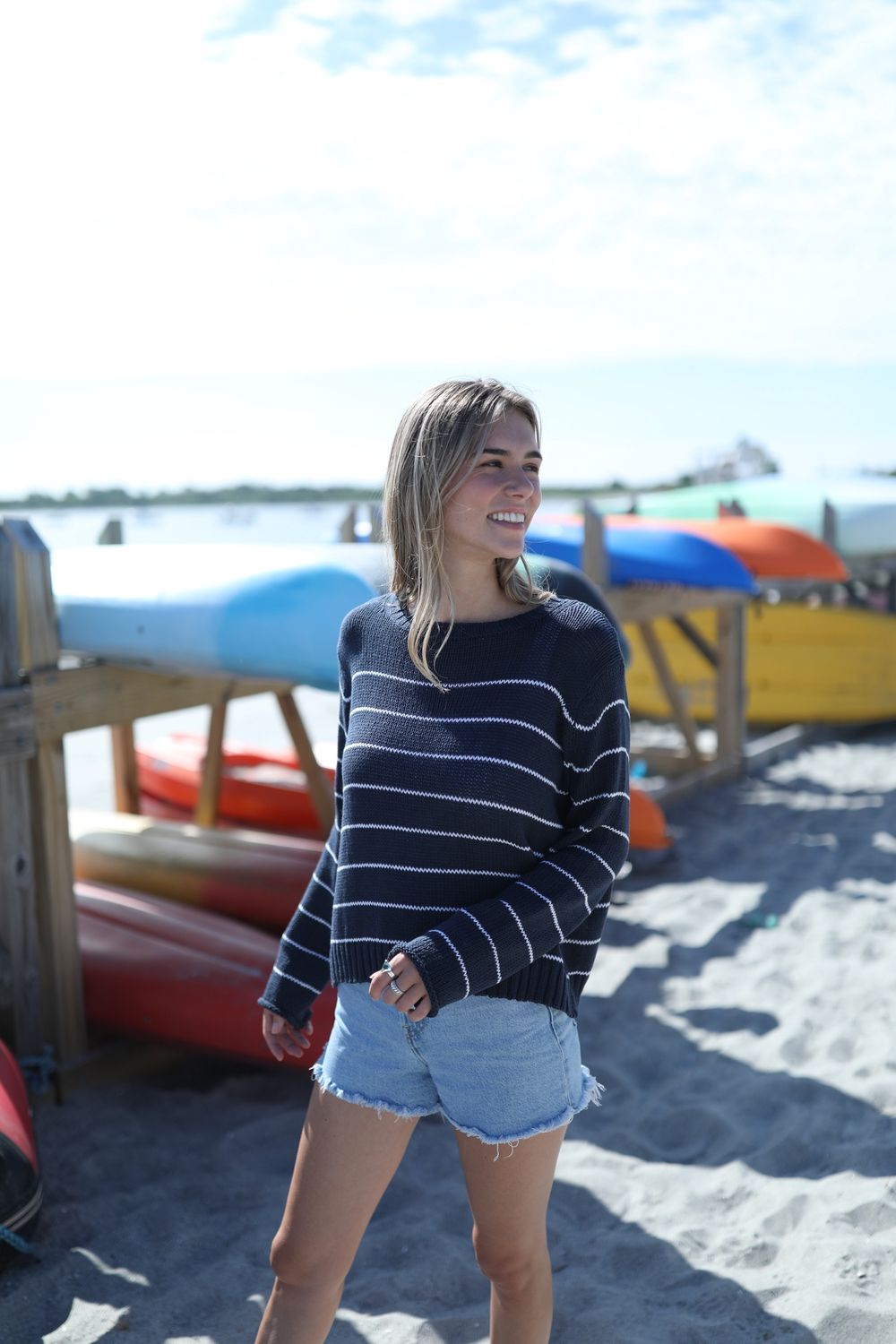 VALERIE STRIPED CREW