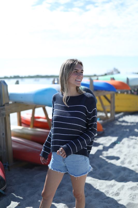 VALERIE STRIPED CREW