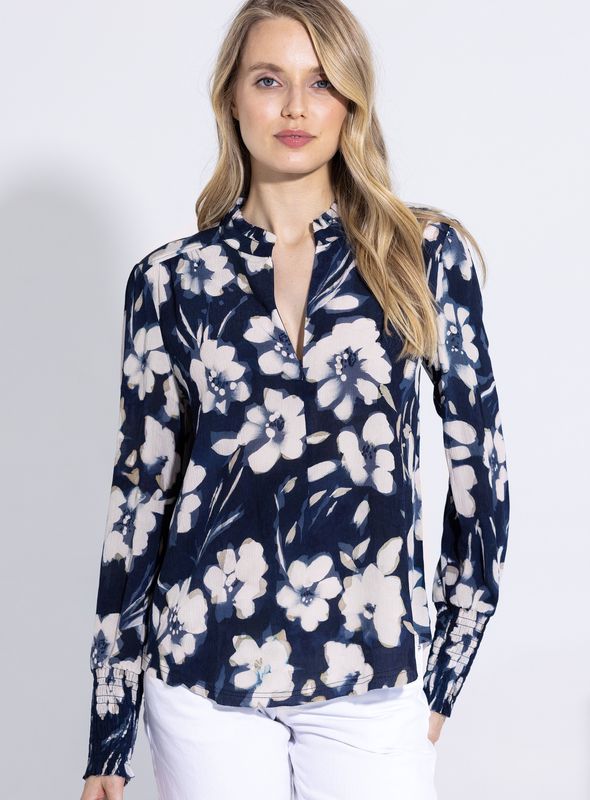 GO SOFT SPOKEN BLOUSE PRINT