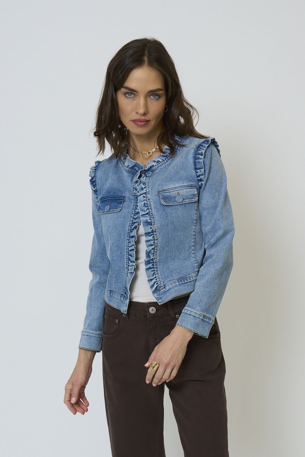 NEVADA GIRLY DENIM JACKET