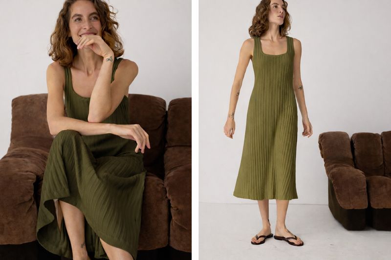 SOFIA SQUARE NECK DRESS