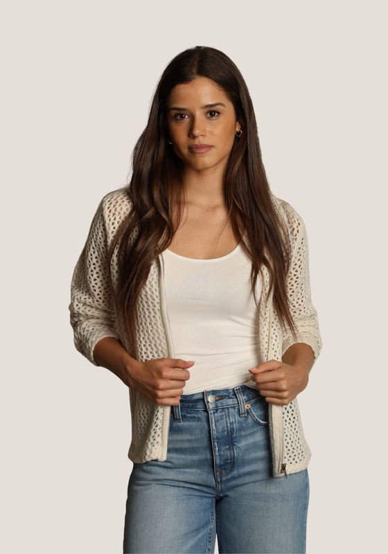 WHITNEY POINTELLE SWEATER