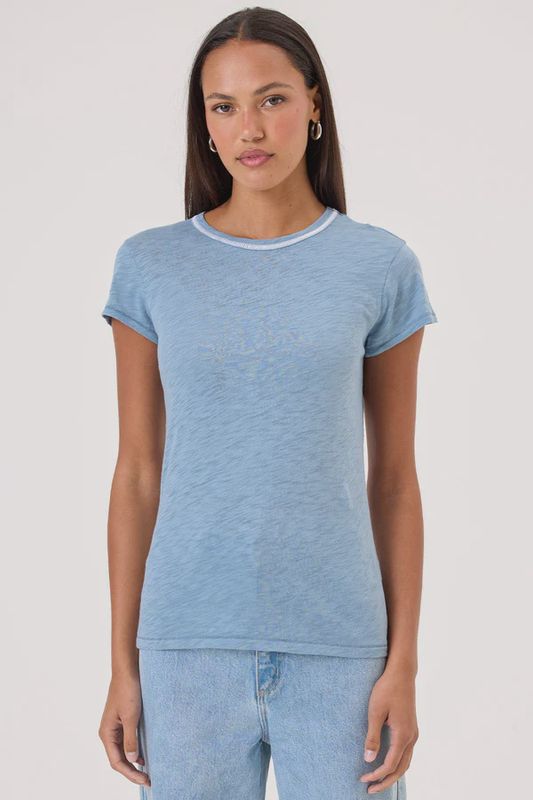 STITCH TIPPED RINGER TEE