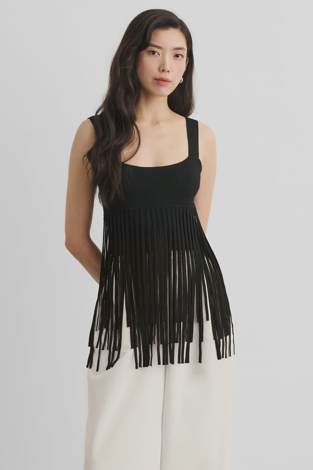 AMARIS TANK TOP WITH FRINGE