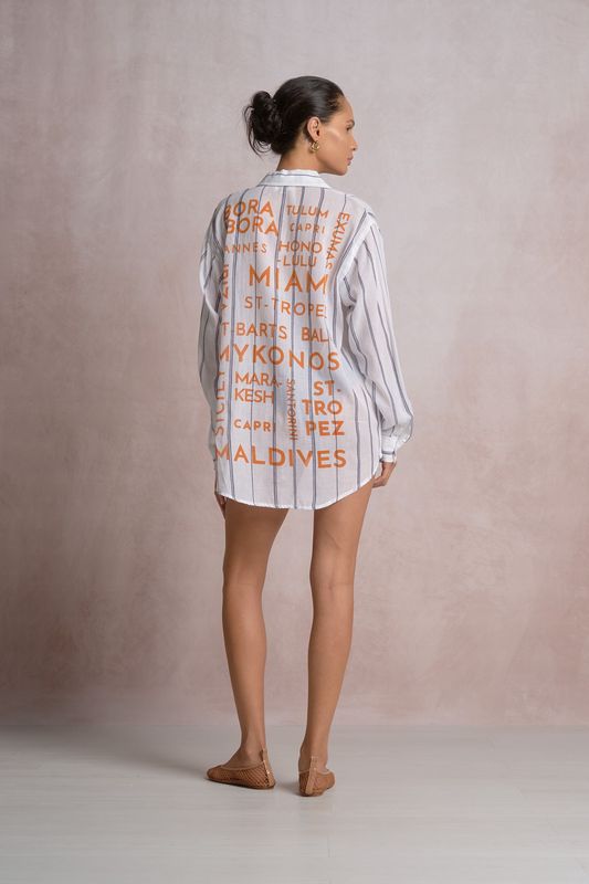 TROPICAL BUTTON DOWN