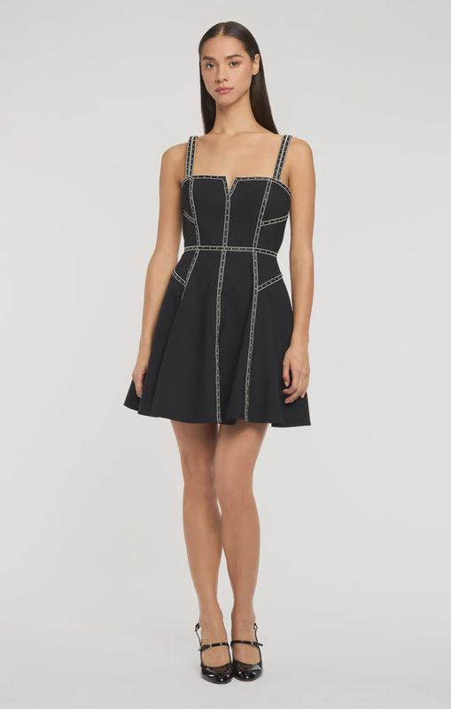 RIBBON EMBELLISHED JELENA DRESS