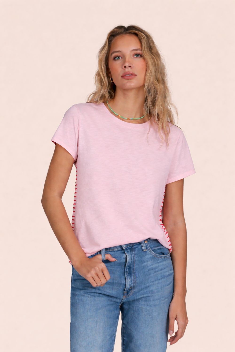 CREW W/CONTRAST STITCH