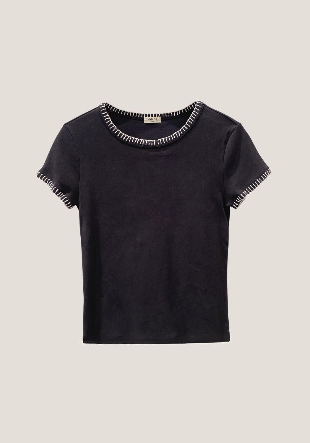 BROOKS BLANKET STITCH TEE