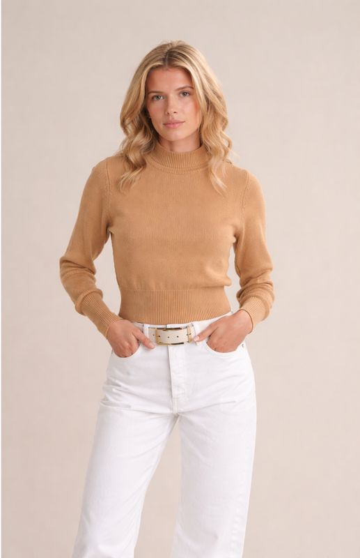 AURELIA SHRUNKEN FIT CREW NECK PULLOVER