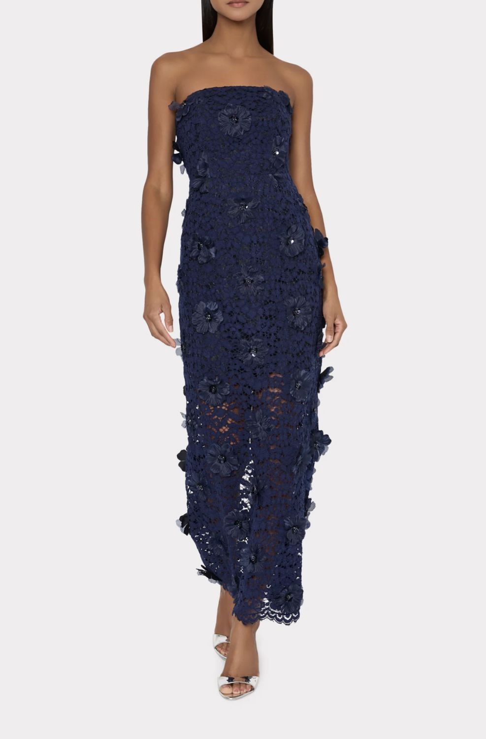 KAIT FLORAL SEQUIN DRESS