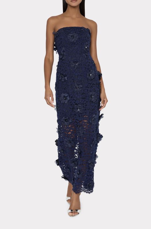 KAIT FLORAL SEQUIN DRESS