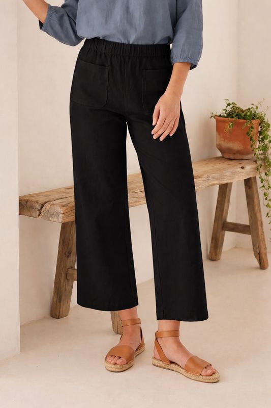 LIBBY CROPPED POCKET PANTS