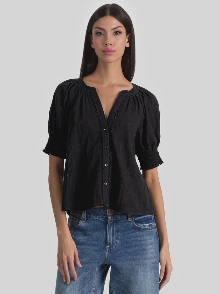 THALIA BUTTON DOWN BLOUSE