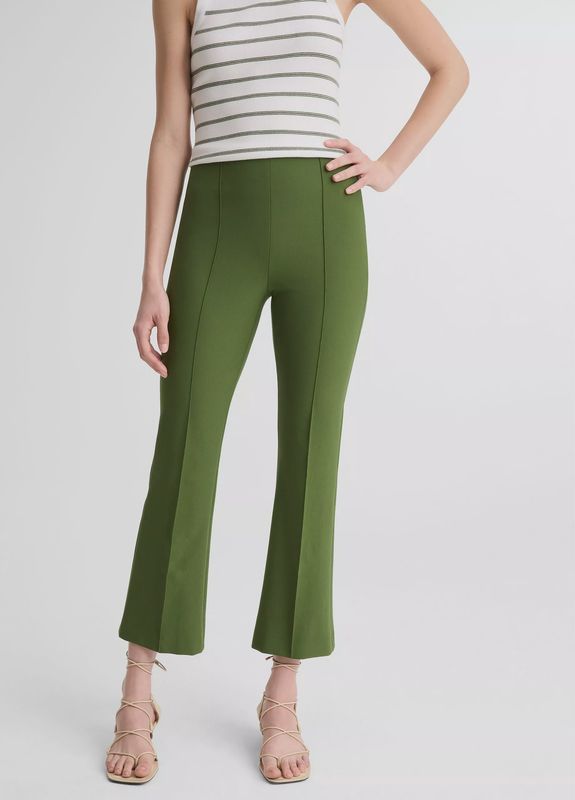 NIKI MID RISE CROP FLARE PANT