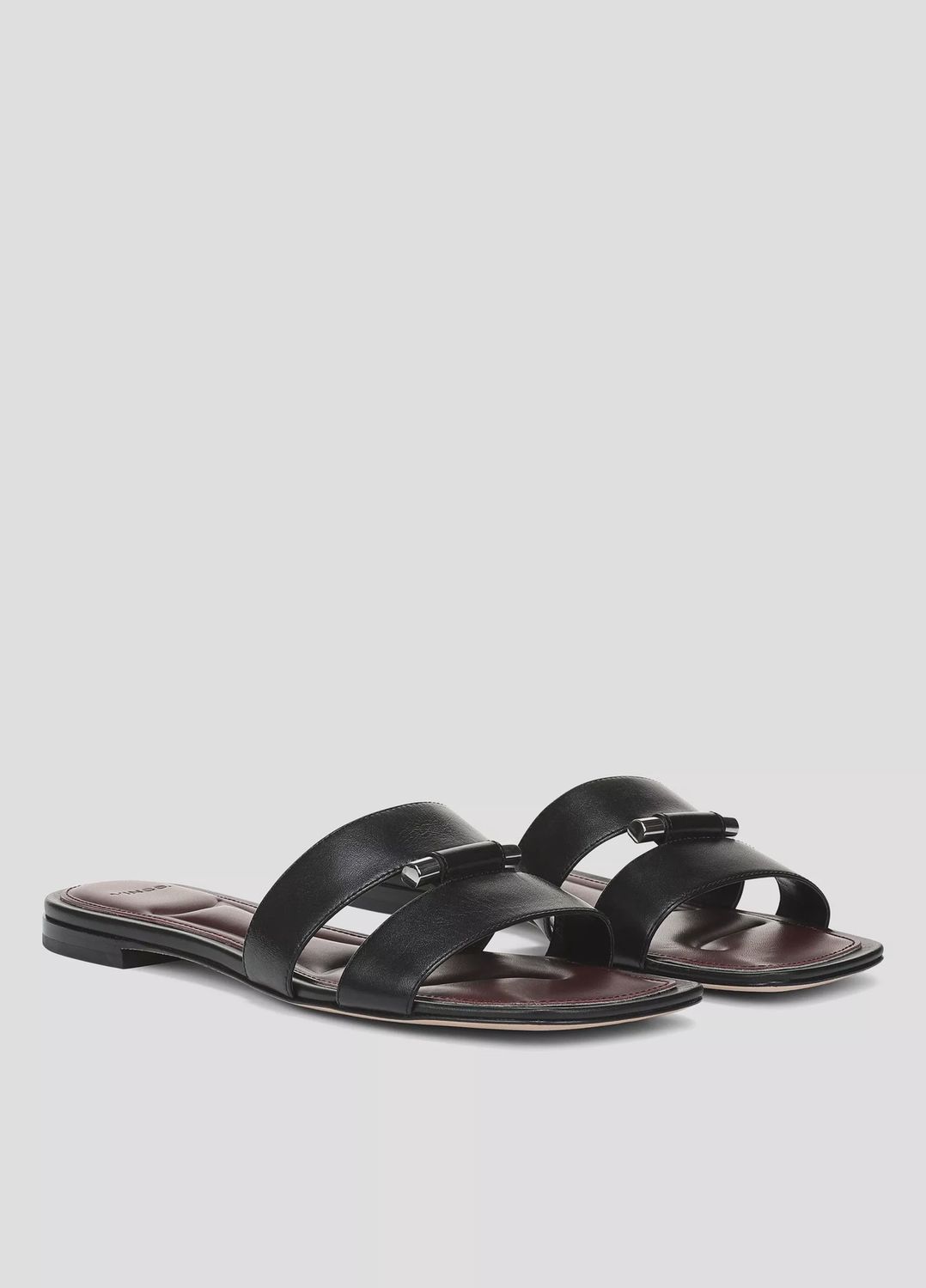 PIPER LEATHER SLIDE SANDAL