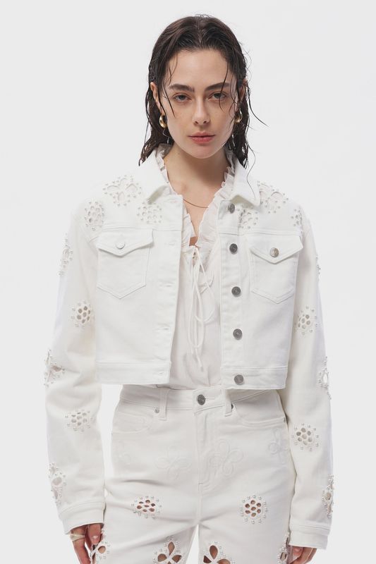 CROPPED DENIM JACKET