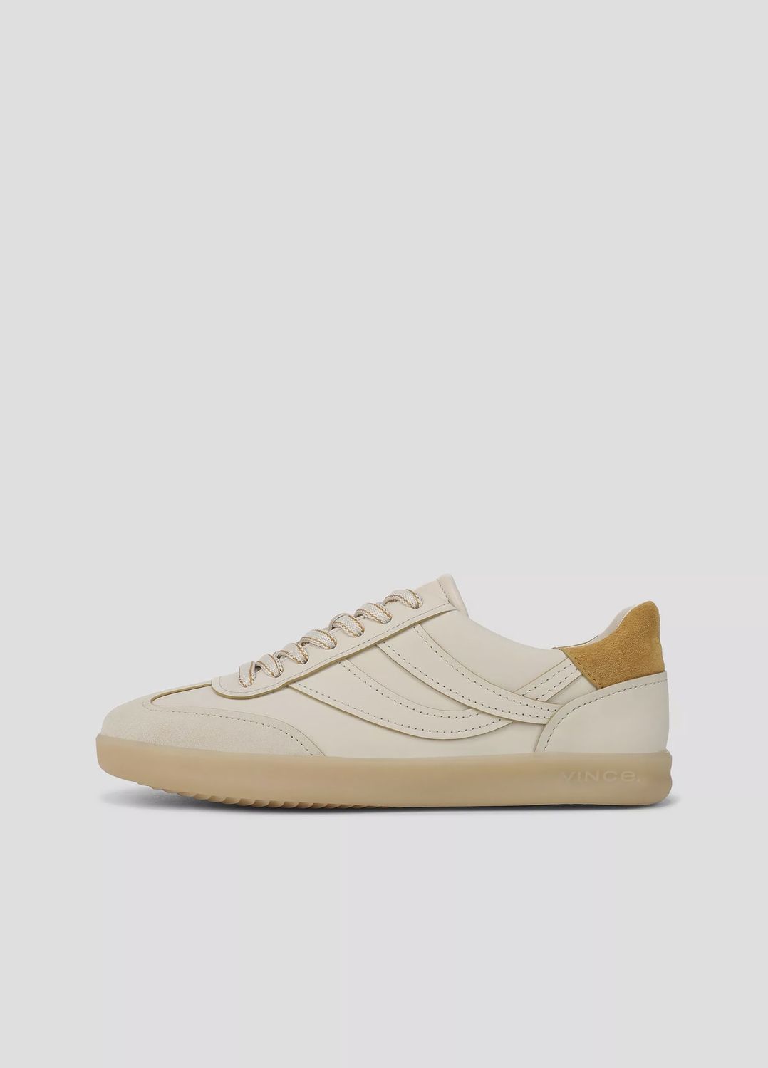 OASIS CONTRAST-EDGE LEATHER &amp; SUEDE SNEAKER