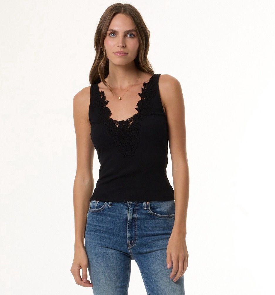 ROZA LACE EMBROIDERED TANK
