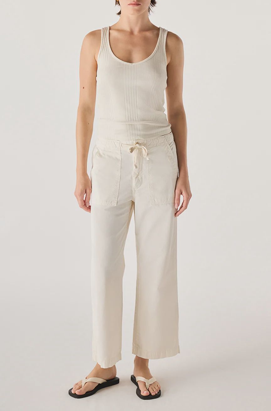 EASY DRAWSTRING SLOUCH CROP