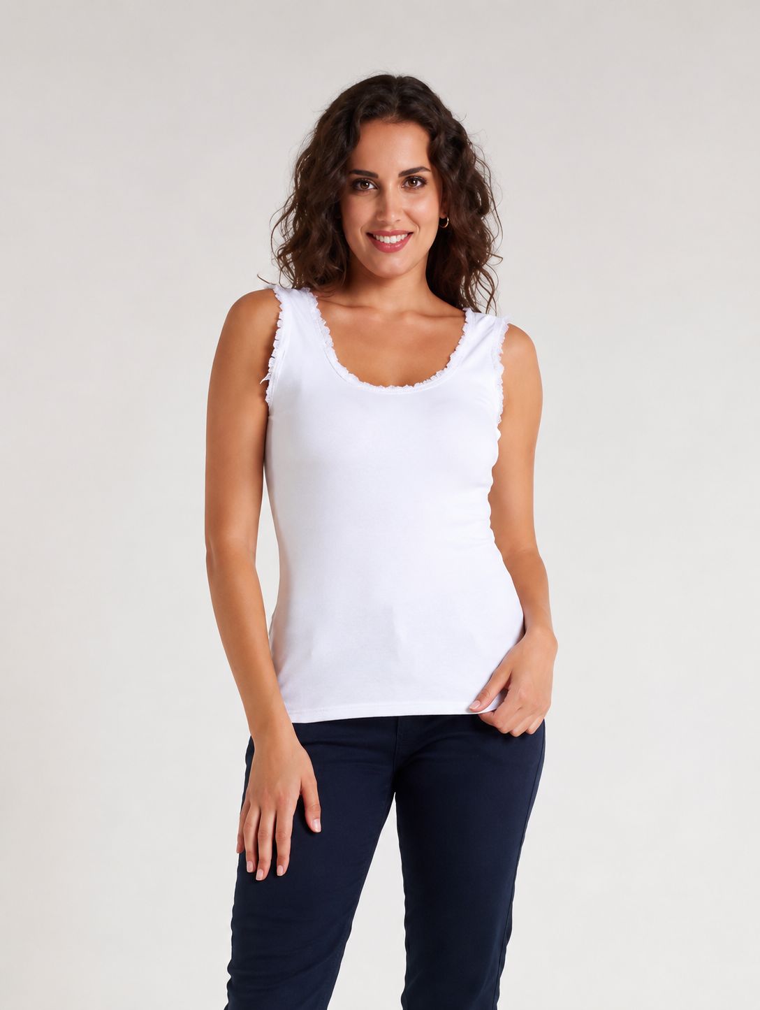 RAW EDGE TANK TOP
