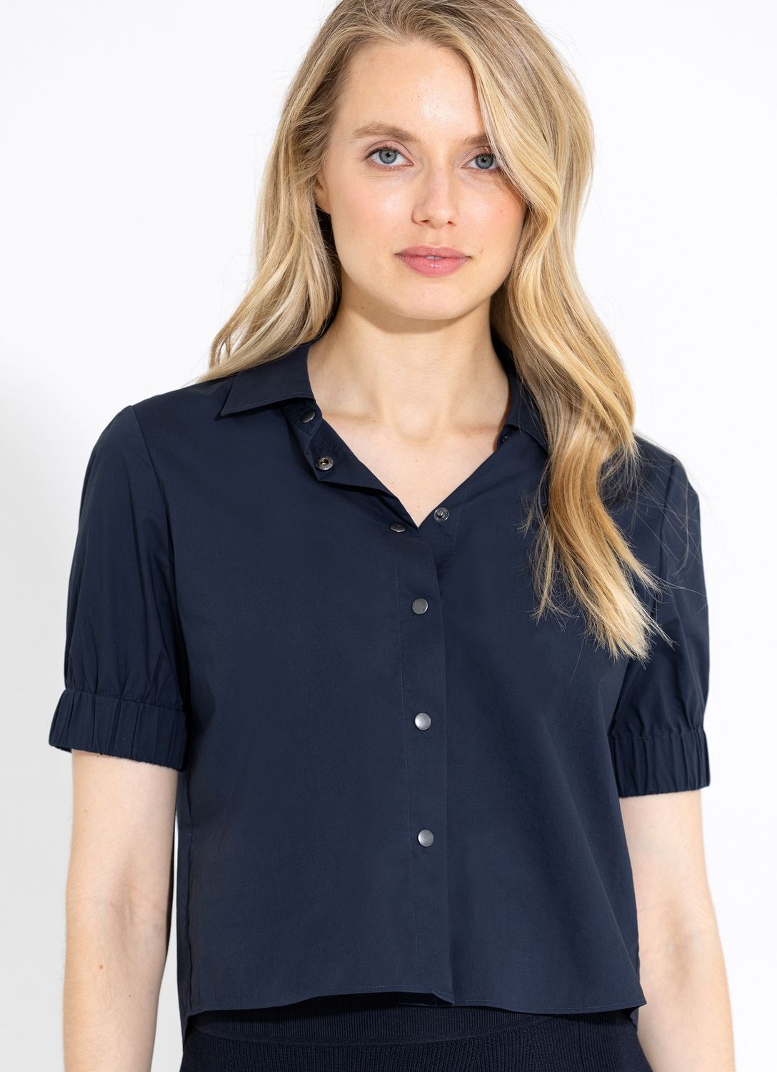 GO CAMP SHIRT, Color: MIDNIGHT, SIZE: XS