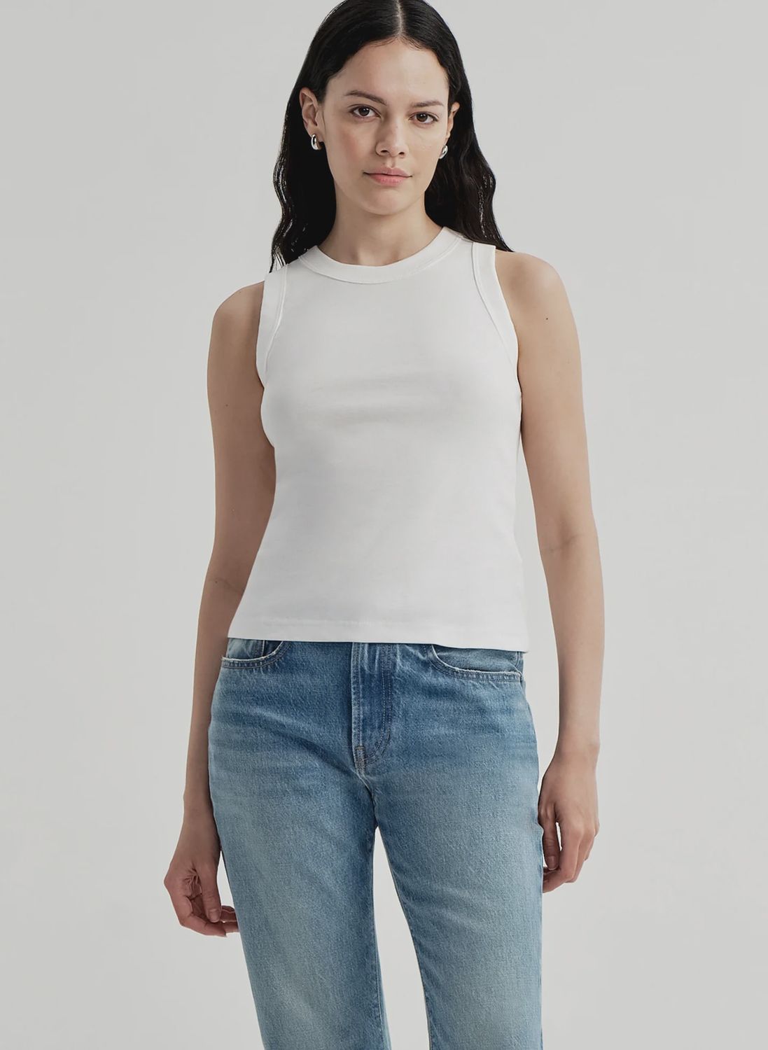 HADLEY TANK, Color: WHITE, SIZE: XS