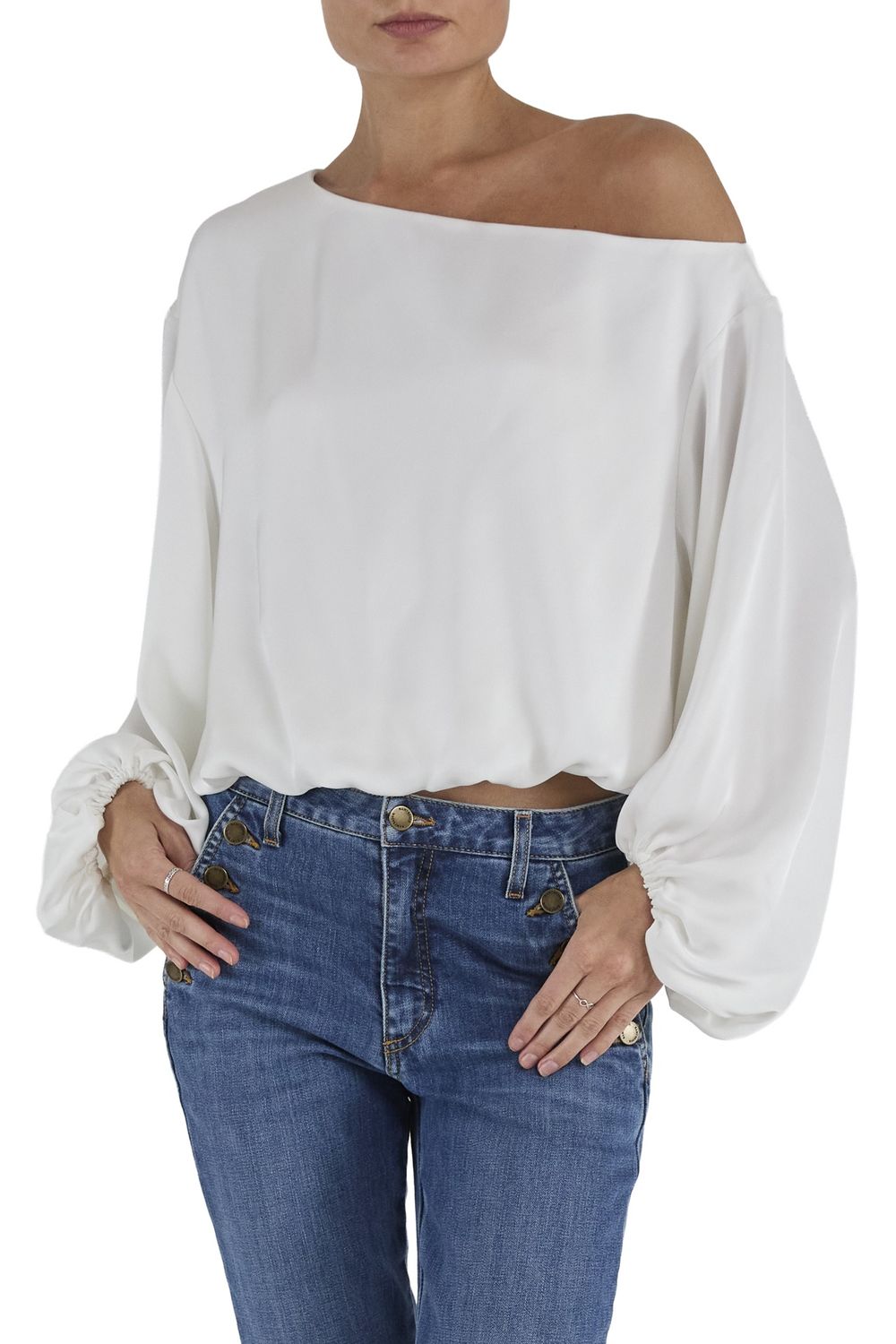 MARLEY TOP, Color: IVORY, SIZE: XS