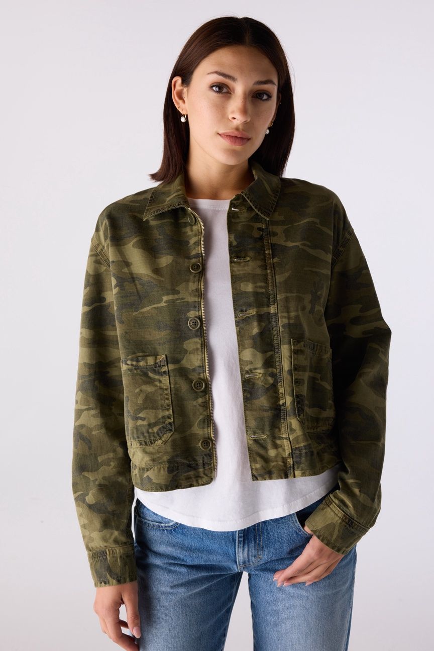 CADET JACKET, Color: CAMO, SIZE: XS