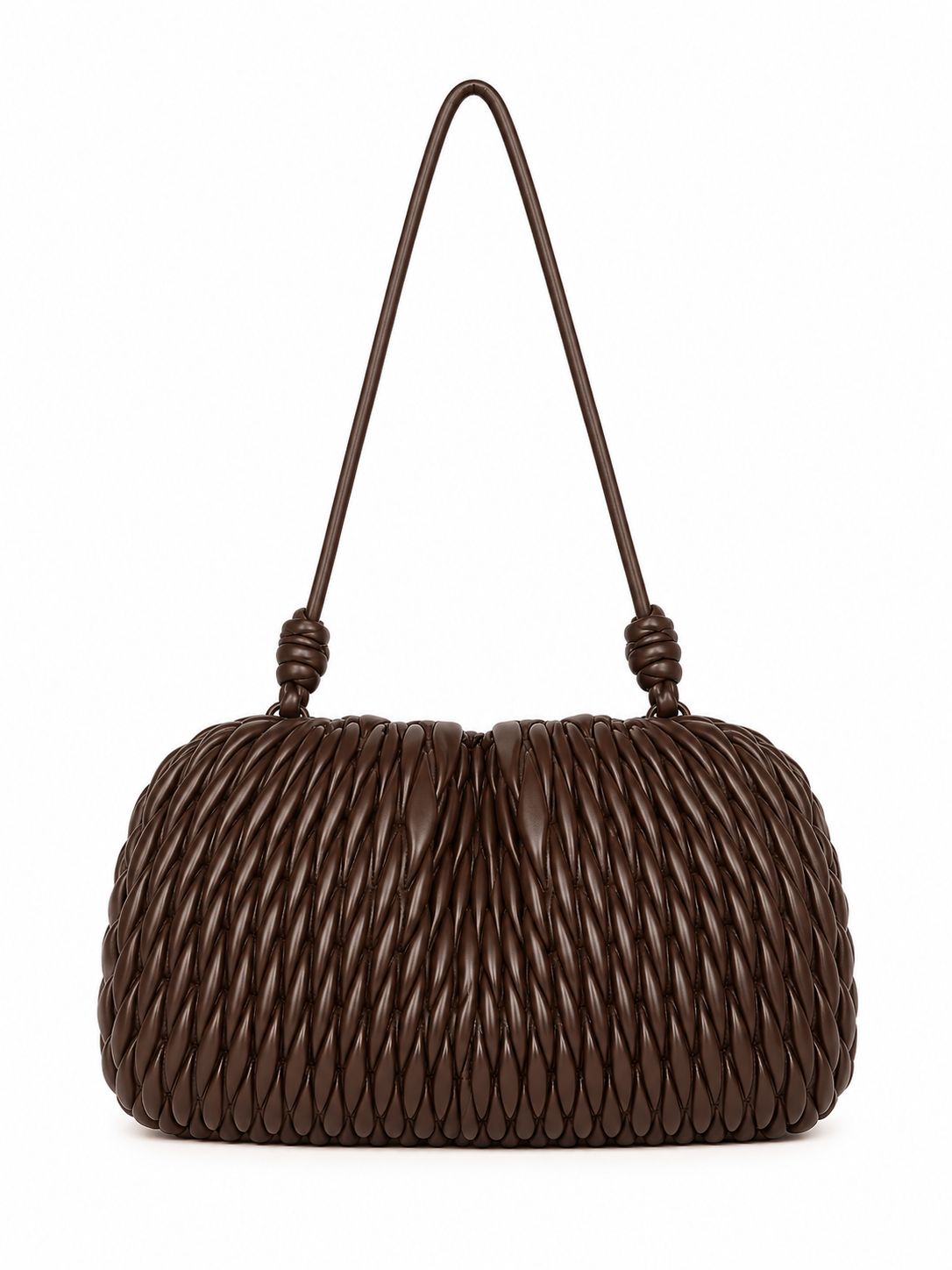 ELIO CONVERTIBLE CLUTCH BAG, Color: GANACHE, SIZE: OS