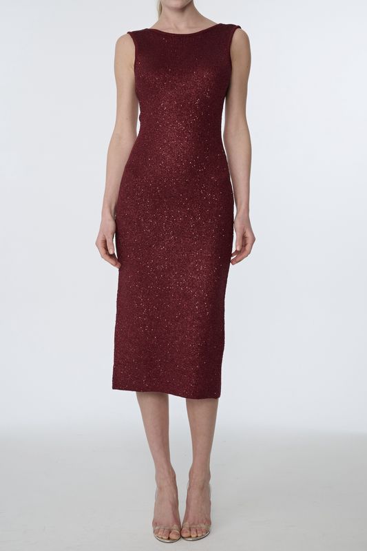 CLEO LOW BACK MIDI DRESS
