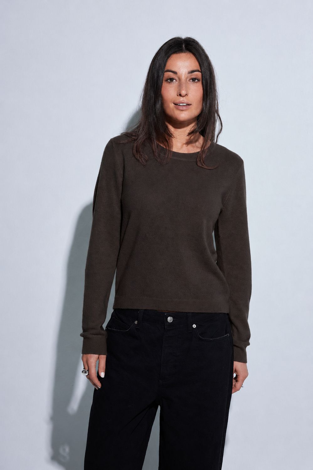 BUENOS ARIES SLIM CREW, Color: COCO LOCO, SIZE: XS