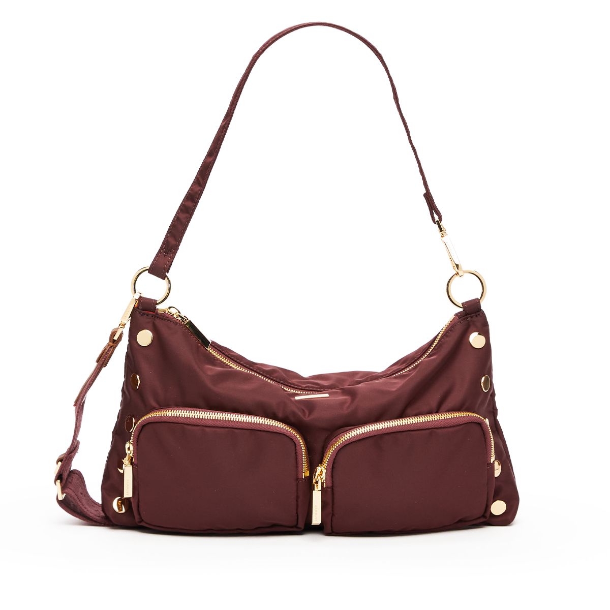 KYLE MED CARGO, Color: WINE NYLON, SIZE: OS