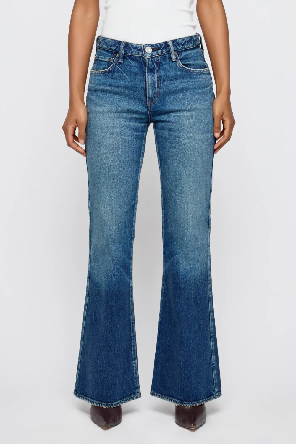 70S FLARE - ATTELBORO, Color: BLUE, SIZE: 23