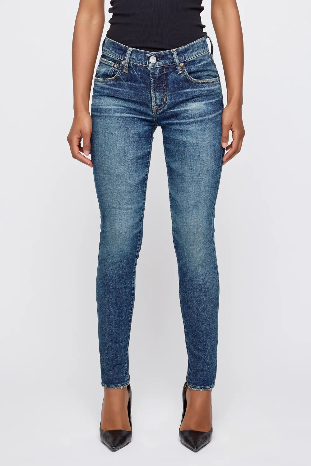 SKINNY LONG GLOCESTER, Color: BLUE, SIZE: 23