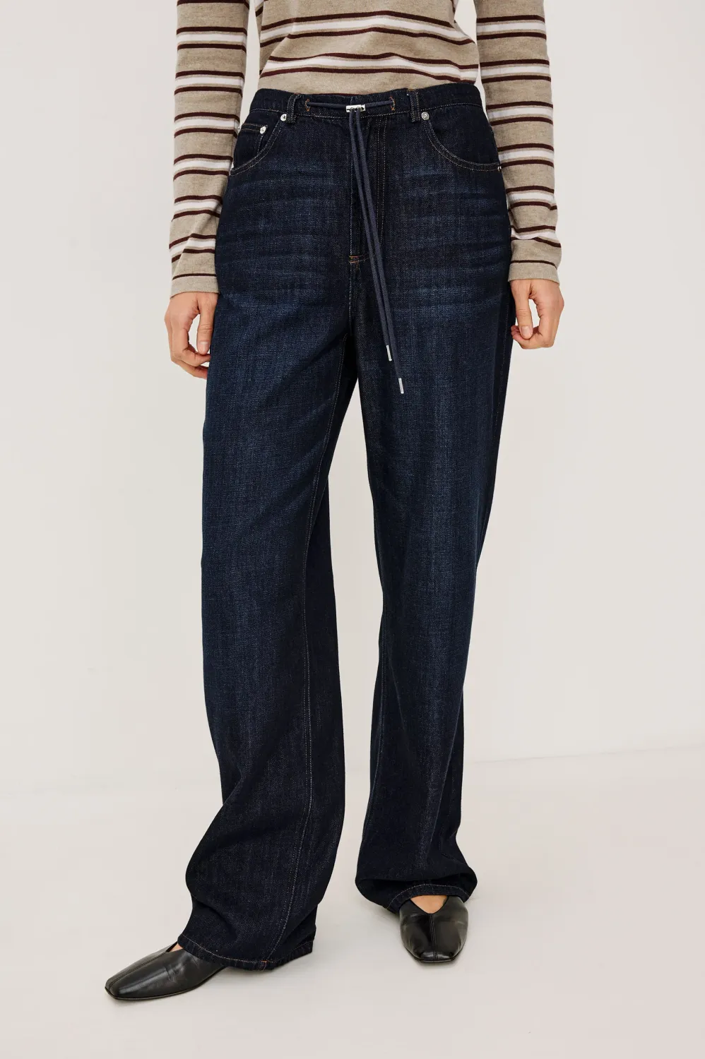 NORMANDIE PANT, Color: RINSE WASH, SIZE: 0