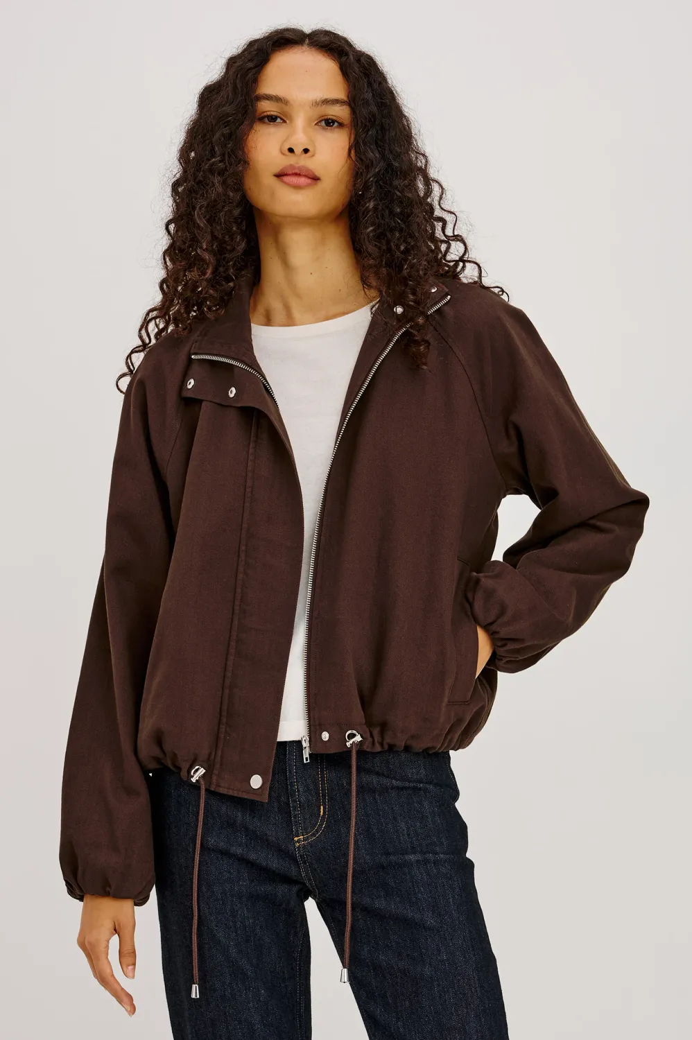 BLAKE JACKET, Color: ESPRESSO, SIZE: XS