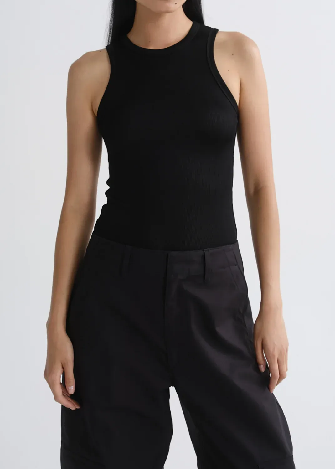 ANDRE TANK, Color: BLACK, SIZE: XS