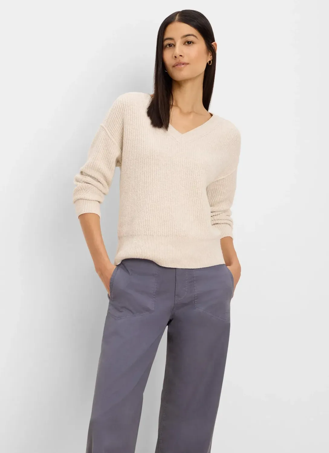 COZY COTTAGE SWEATER, Color: COCONUT, SIZE: XS
