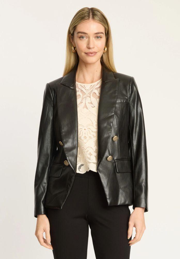 KINDRA JACKET, Color: BLACK, SIZE: XS