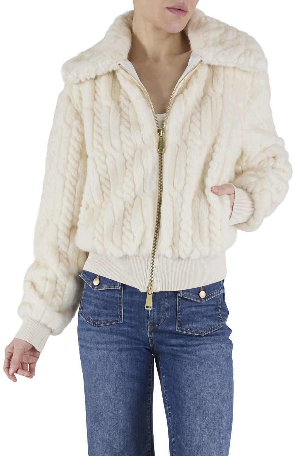 NOLA JACKET, Color: WINTER WHITE, SIZE: S