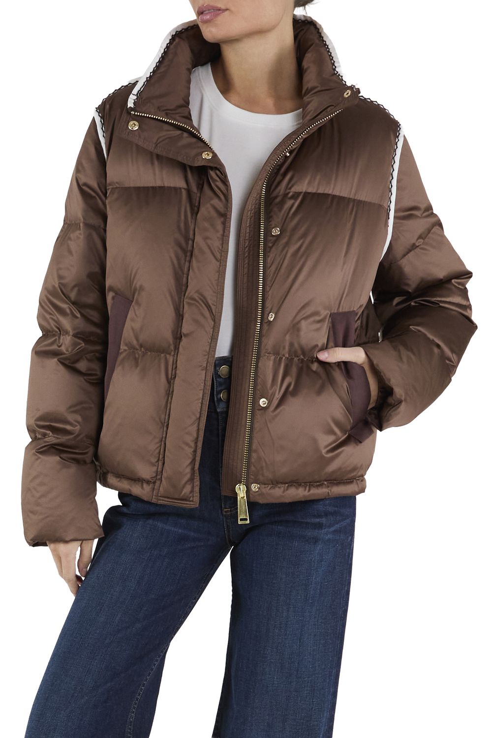 YARA JACKET, Color: HERITAGE BROWN, SIZE: XS