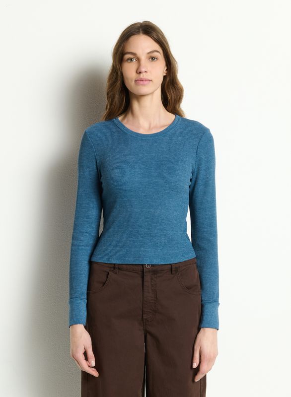 PALMER THERMAL CROPPED TEE