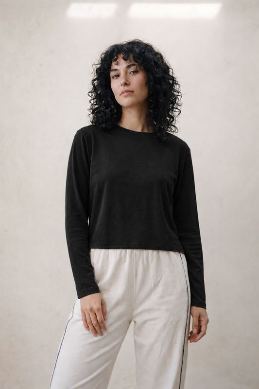 CLOUD JERSEY L/S CREWNECK TEE