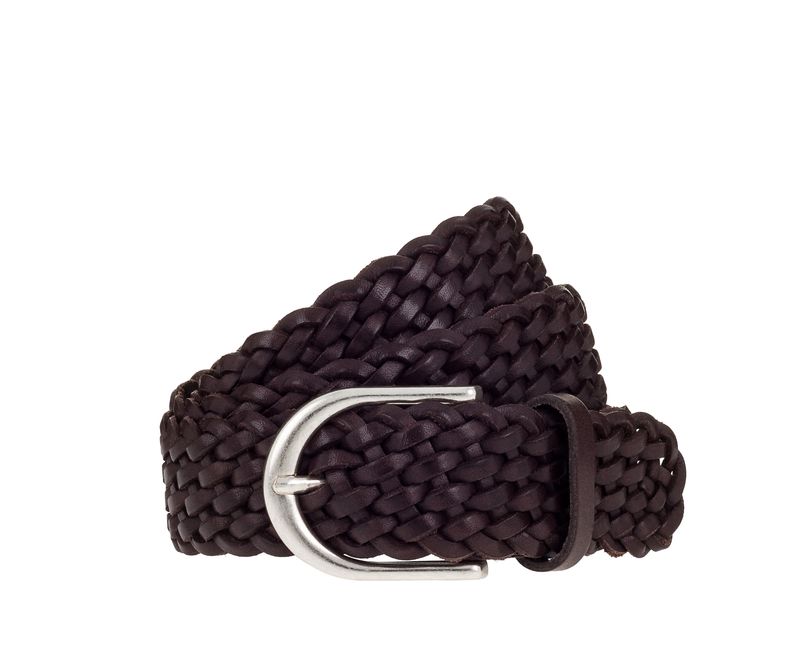 BRAIDED LEATHER BELT