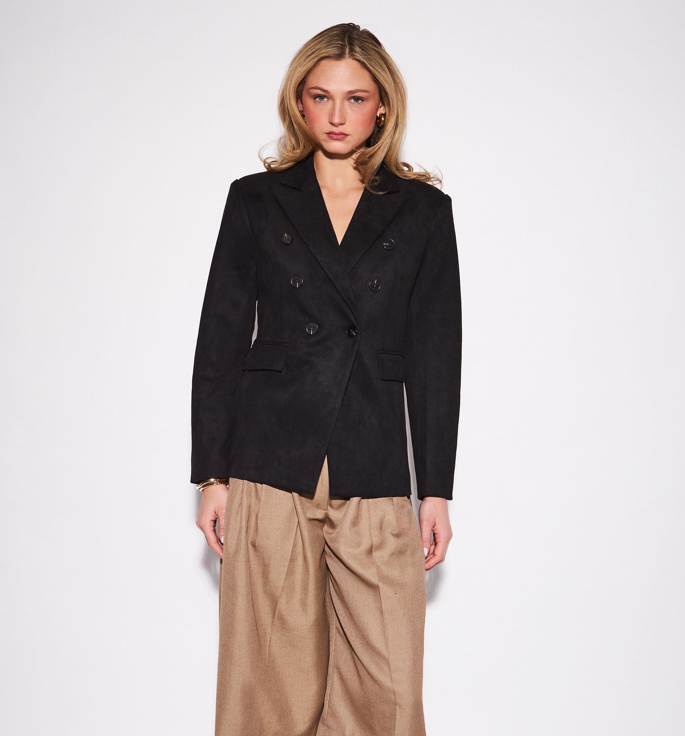 ORSON BLAZER, Color: CAVIAR, SIZE: XS