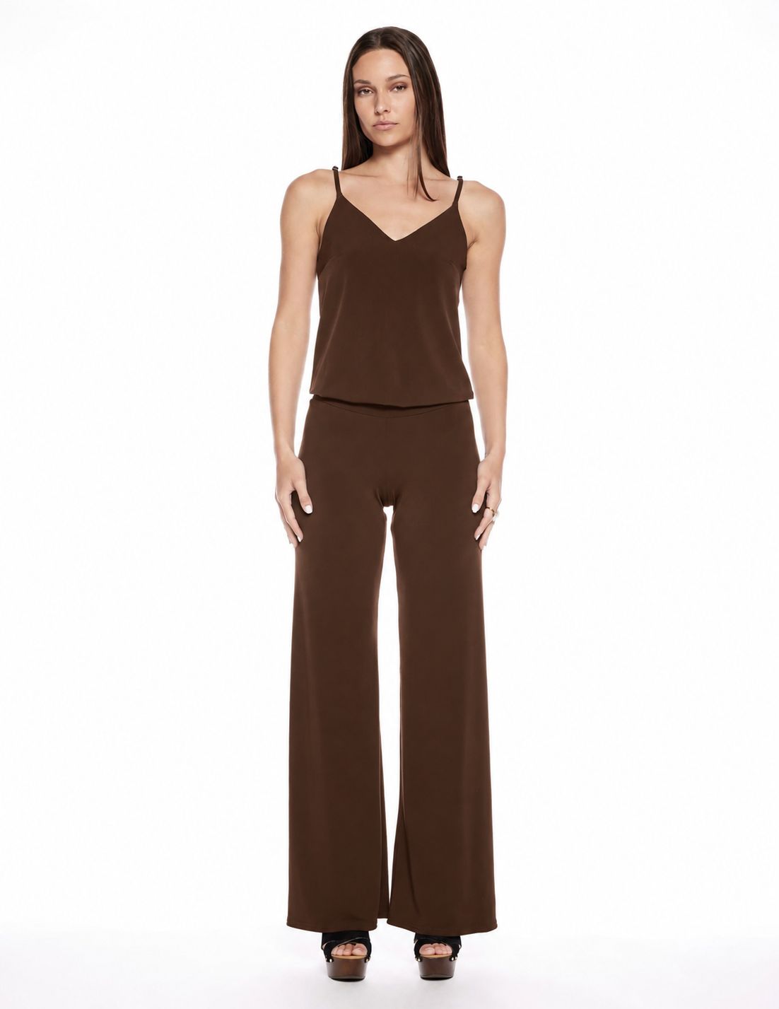 TORQUAY JUMPSUIT, Color: CHOCOLATE, SIZE: XS