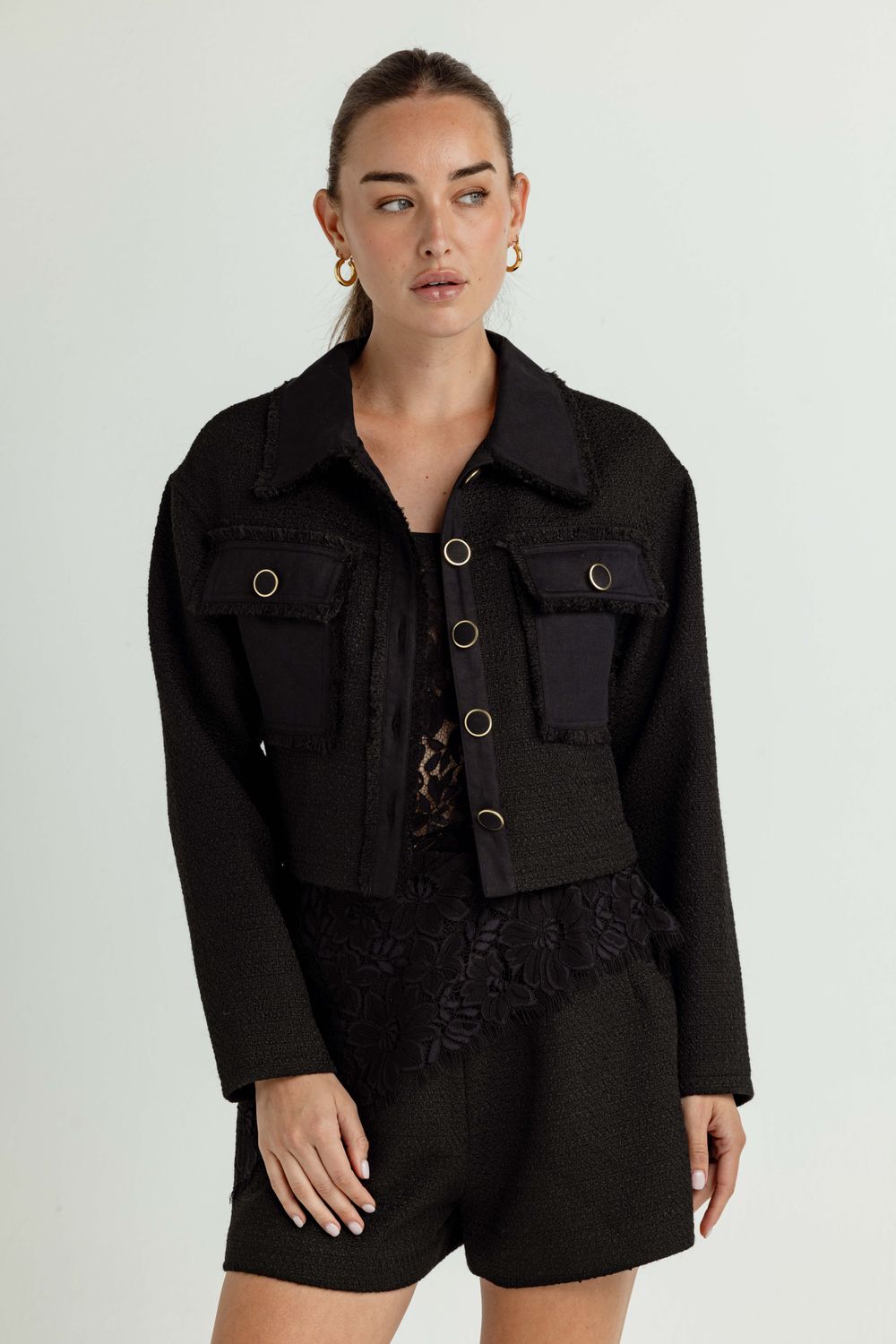 OTIS JACKET, Color: BLACK, SIZE: XS