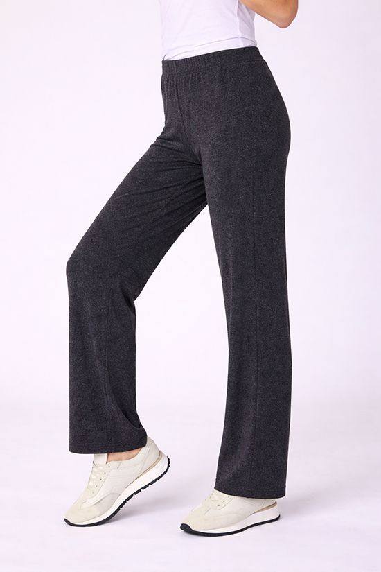 CHENILLE LOUNGE PANT, Color: HEATHER GREY, SIZE: S