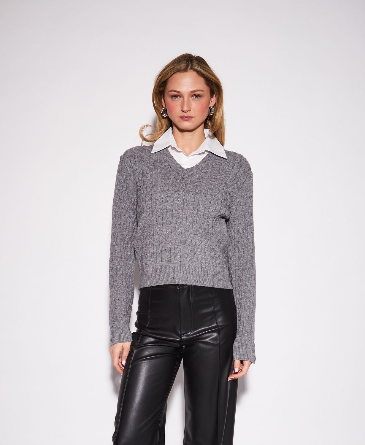 RENN SWEATER, Color: CABLE ACADEMY, SIZE: XS